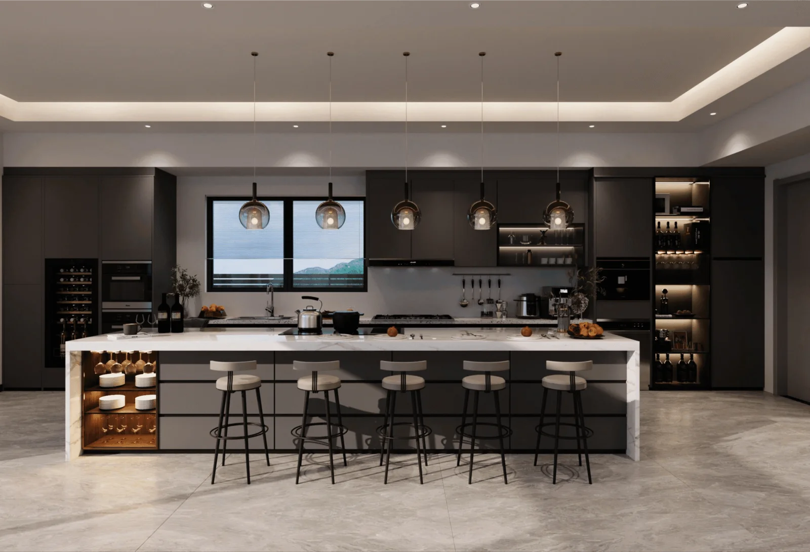 Cocina de concepto abierto
