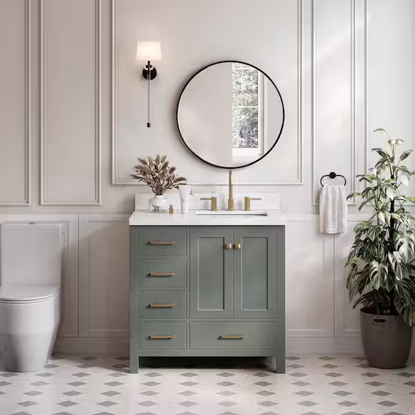 A Freestanding Bathroom Cabinet Is The Classic Choice